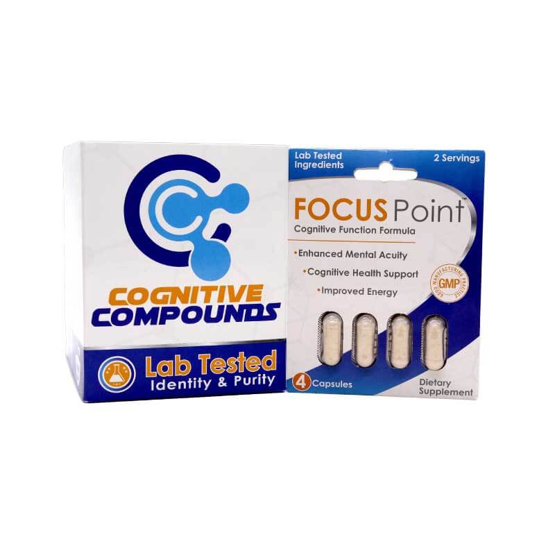 Cognitive Compounds Focus Caps | 4 Pack | 12 Count Display product image